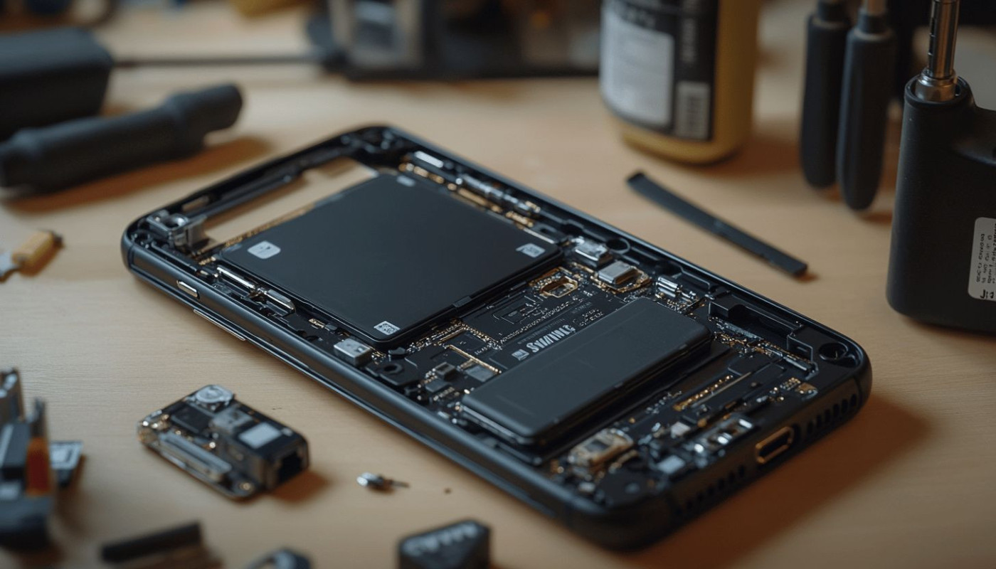 Hardware - Guide pratique pour ouvrir et démonter un Samsung J3, retirer la batterie et enlever la coque